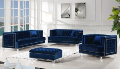 Picture of VELVET SOFA, LOVESEAT AND CHAIR