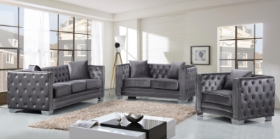 Picture of VELVET SOFA, LOVESEAT AND CHAIR