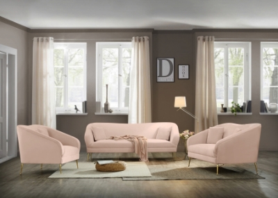 Picture of VELVET SOFA, LOVESEAT AND CHAIR