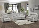 Picture of Gray genuine leather sofa 