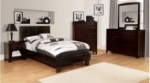 Picture of Leather upholstered bed 