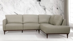 Picture of Italian made Genuine leather sectional 