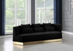 Picture of Velvet Sofa, Ottoman and Chair