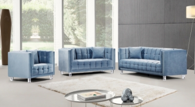 Picture of VELVET SOFA, LOVESEAT AND CHAIR