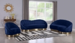 Picture of VELVET SOFA, CHAISE AND CHAIR
