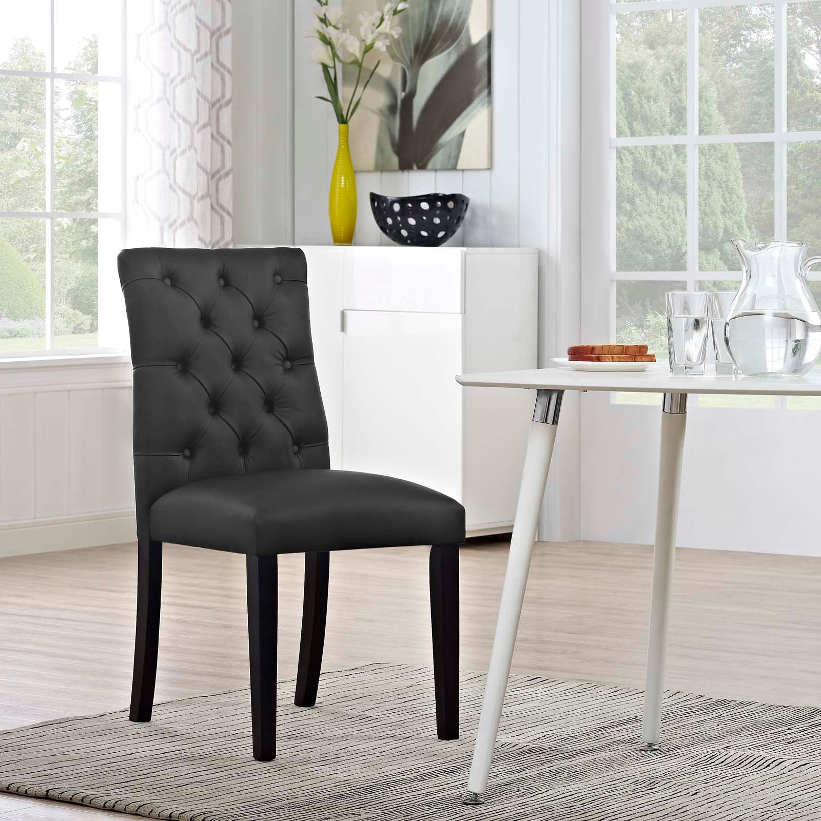 Lounge Around. Vegan Leather Dining Chair