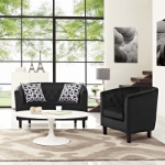 Picture of 2 Piece Velvet Loveseat and Armchair Set