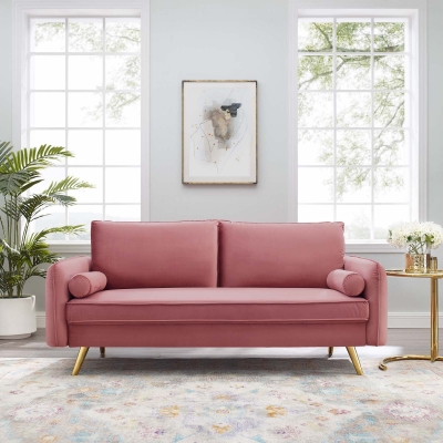 Picture of Velvet Sofa and Loveseat