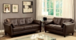 Picture of Bonded Leather stationary sofa