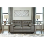 Picture of Faux Leather stationary sofa