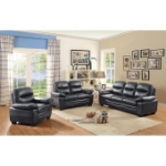 Picture of Leather Sofa, Loveseat and Chair