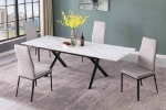 Picture of 71-94" Extendable Marbleized Dining Table