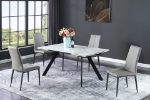 Picture of 63-78-94" Marble Extension Dining Table