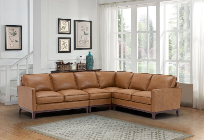 Picture of Leather Sectional