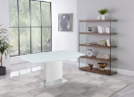 Picture of 63"-91" INCH EXTENSION WHITE DINING TABLE