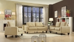 Picture of Faux Leather Sofa, Loveseat and Chair
