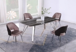 Picture of 70.87" Dining Table w/ Marbleized Top Dining Table