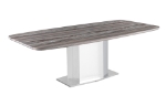 Picture of 86.6" Grey Marble Top Dining Table