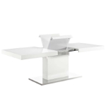 Picture of Extendible wood White Top Table  