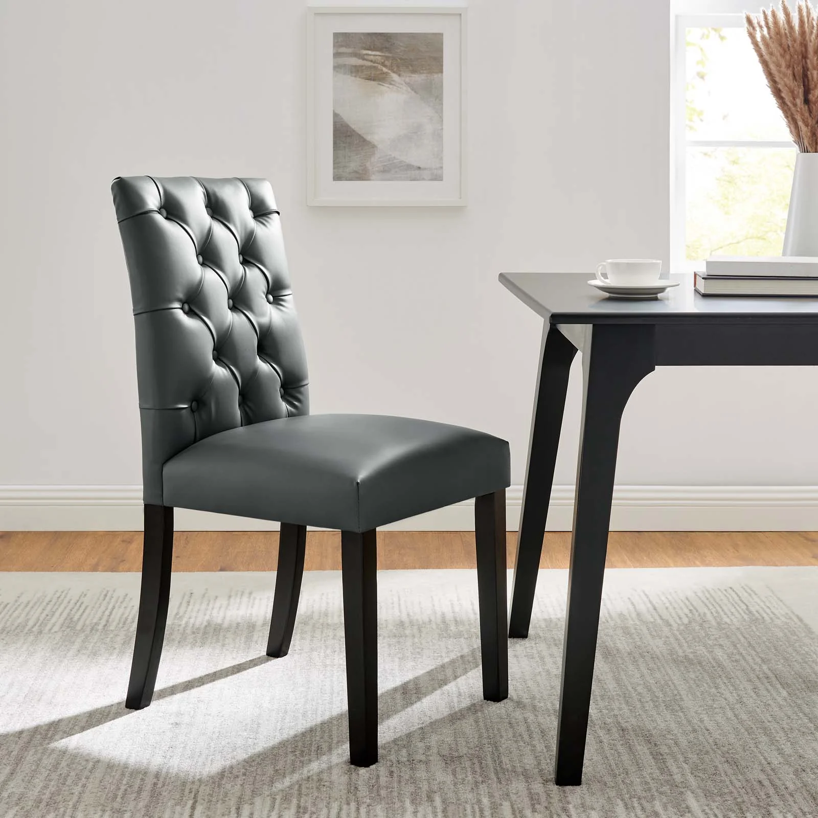 Lounge Around. Vegan Leather Dining Chair