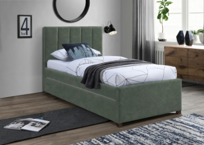 Picture of Leather Twin Trundle Bed