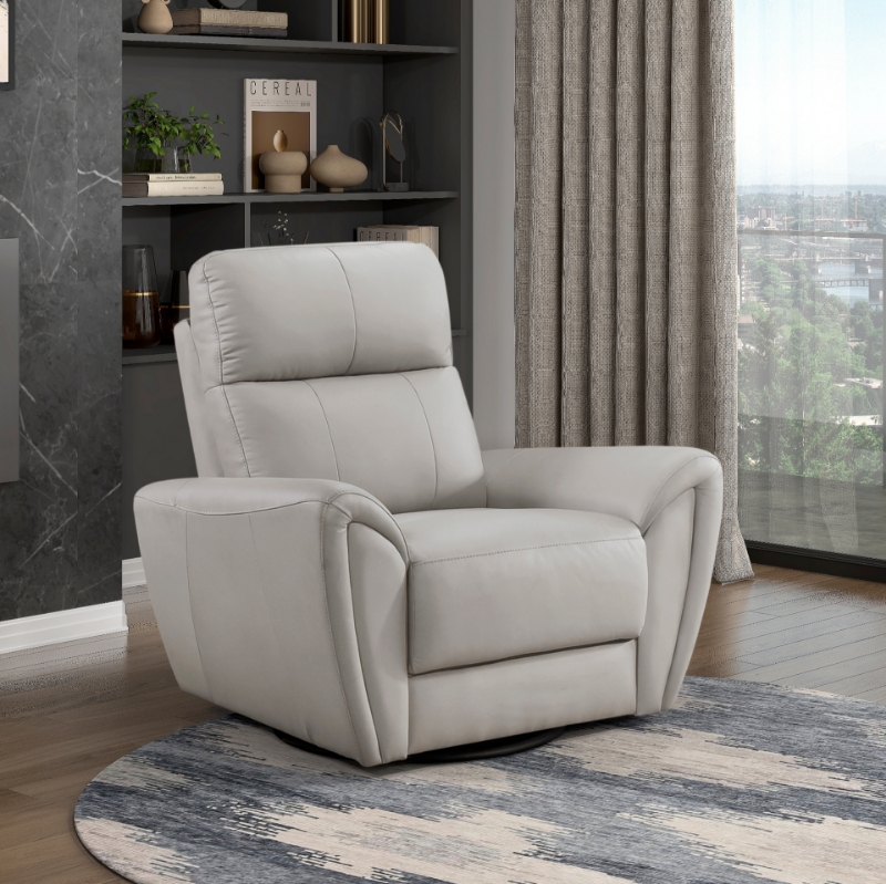 Picture of Genuine Leather Swivel Glider chair