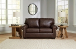 Picture of Genuine Leather Sofa, Loveseat and Recliner