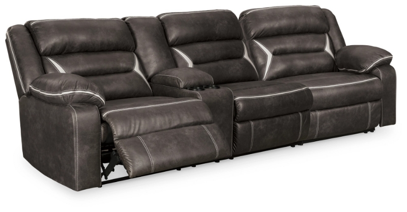 Picture of Reclining Leather Sectional