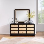 Picture of Kane platform Bed 54", Dresser, Mirror, Chest and Night Stand