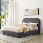 Picture of Fabric Curved Platform Bed