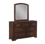 Picture of Twin and Full Bed, Dresser, Mirror, Chest & Nightstand