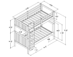 Picture of 30", 33", 39" Orbelle Separable bunk bed 2022