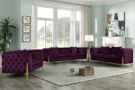 Picture of VELVET SOFA, LOVESEAT AND CHAIR