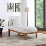 Picture of Boucle Fabric Chaise / Bench