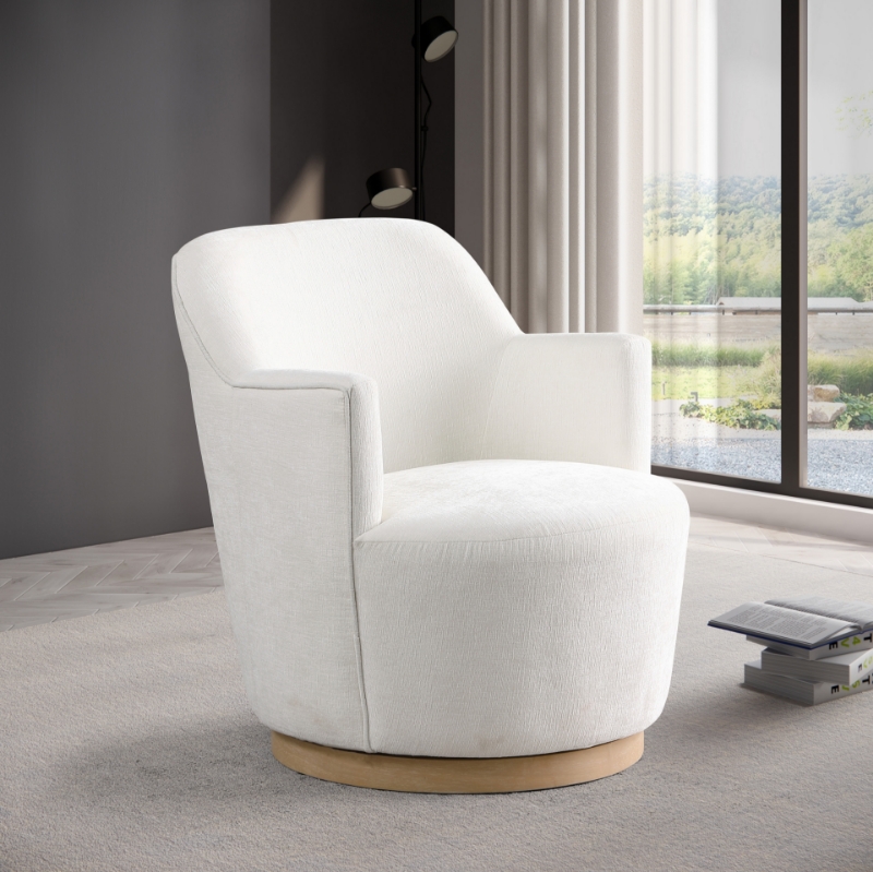 Picture of Fabric Swivel Accent Chair