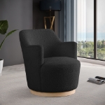 Picture of Boucle Fabric Swivel Accent Chair