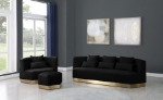 Picture of Velvet Sofa , Chair and Ottoman