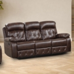 Picture of Leather sofa, Loveseat and Chair