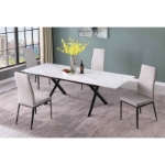 Picture of 71-94" Extendable Marbleized Dining Table