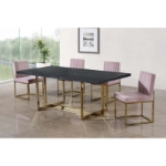 Picture of 78" Inch MDF Wood Veneer Dining Table