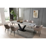 Picture of 88"-104" Extendable Marble Dining Table