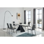 Picture of 85-99" Extendable Marble Dining Table