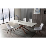 Picture of 71-83-95" and 63-75-87" Extendable Marble Dining Table