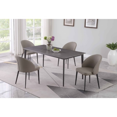 Picture of Matte Grey Dining Room Set
