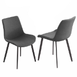 Picture of Grey Curved Dining Chair