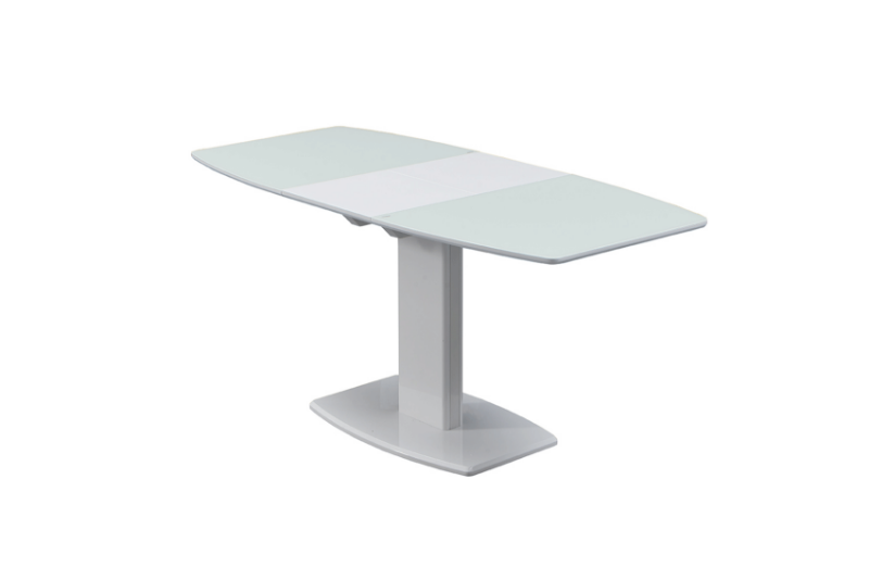 Picture of 47/63" Glass top, Metal base Extension Dining Table