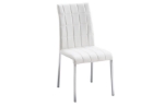 Picture of White Eco-leather Dining Chair