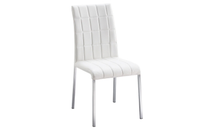 Picture of White Eco-leather Dining Chair
