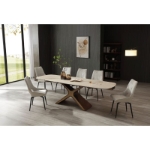 Picture of 71/103" Extendable Marble Dining Table