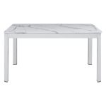 Picture of 35.5" White Marble Mdf  sintered stone top Dining Table